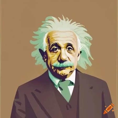 Portrait of albert einstein