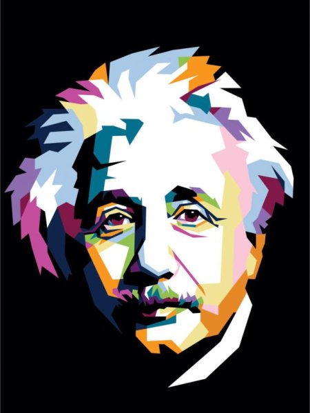 Эйнштейн портрет wpap