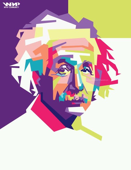 Эйнштейн портрет wpap