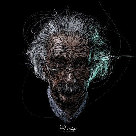 Портрет эйнштейна