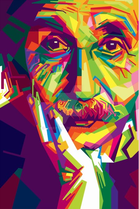 Альберт эйнштейн поп арт портрет