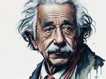 Портрет эйнштейна