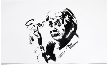 Альберт эйнштейн иллюстрация