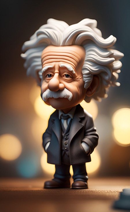 Portrait of albert einstein