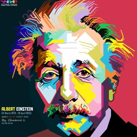 Эйнштейн портрет wpap