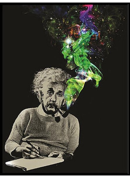 Альберт эйнштейн курит