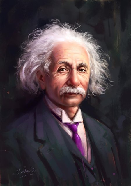 Портрет альберта эйнштейна