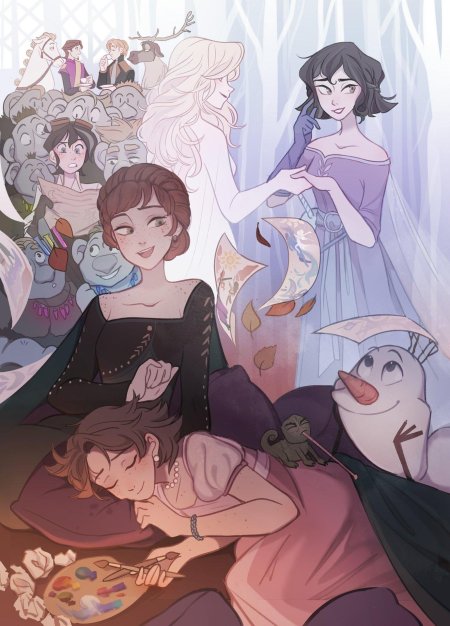 Рапунцель и кассандра юри арт