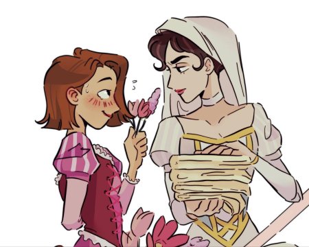 Кассандра/рапунцель пейринг