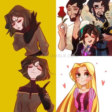 Рапунцель и кассандра