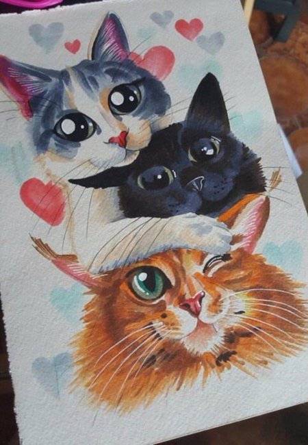Рисунки котиков