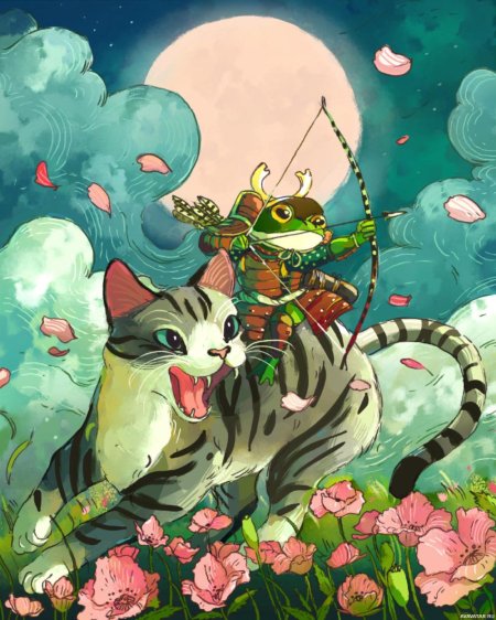 Кот лягушка