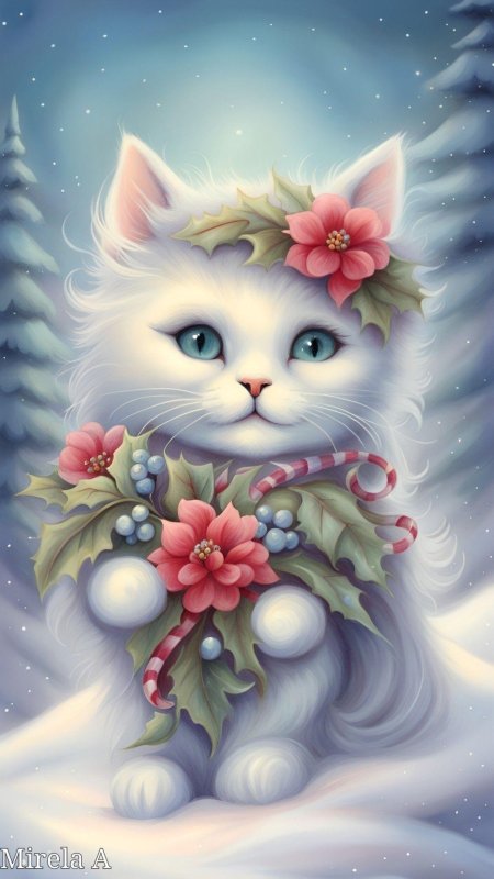 Красивая кошка