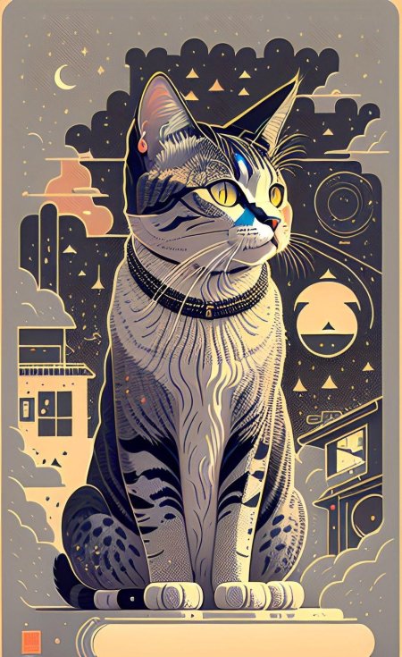 Кошачий арт