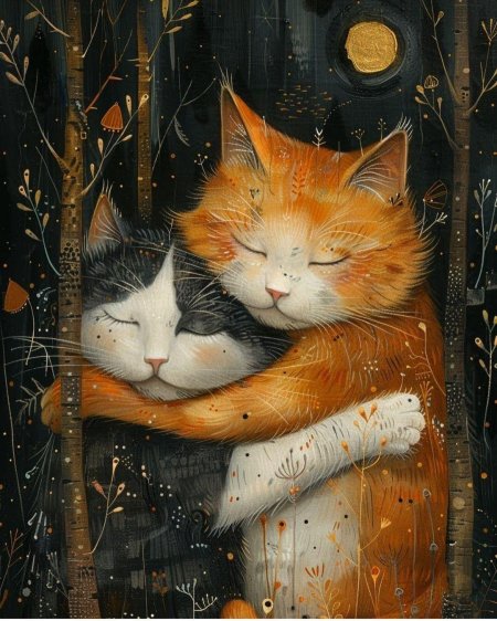 Кот картина