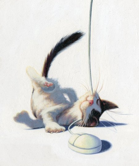 Иллюстрация кошка