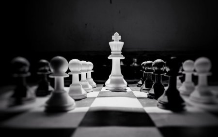 Black and white chess
