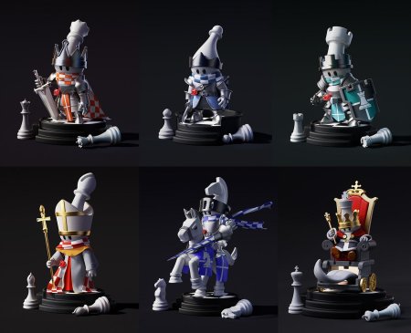 Шахматные фигуры король д модель