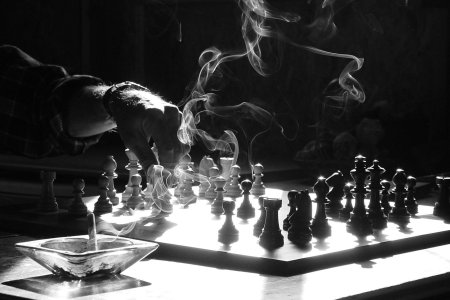 Шахматы черно белые