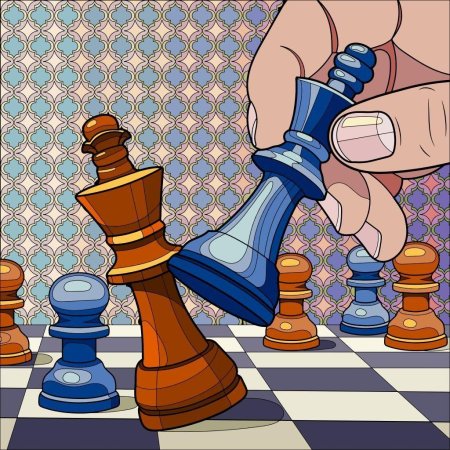 Шахматы иллюстрация