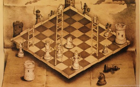 Шахматная доска в перспективе