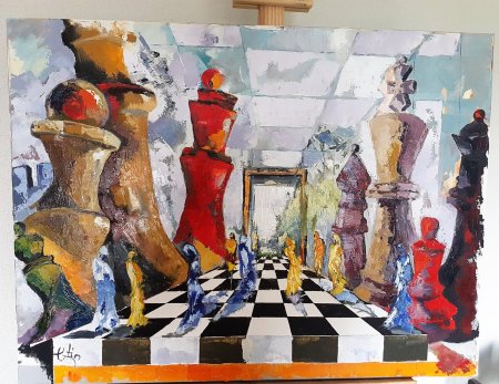 Шахматы в живописи