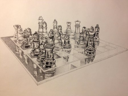 Шахматы рисование