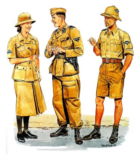 Униформа солдат вермахта в африке