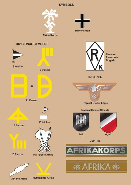 Тактические эмблемы танковых дивизий вермахта