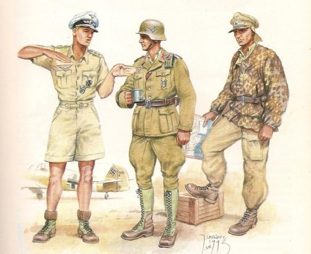 Форма солдат африканского корпуса роммеля