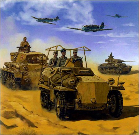Техника африканского корпуса роммеля