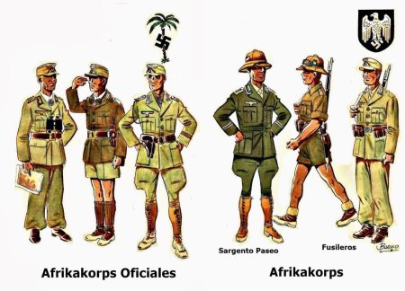 Форма солдат африканского корпуса роммеля