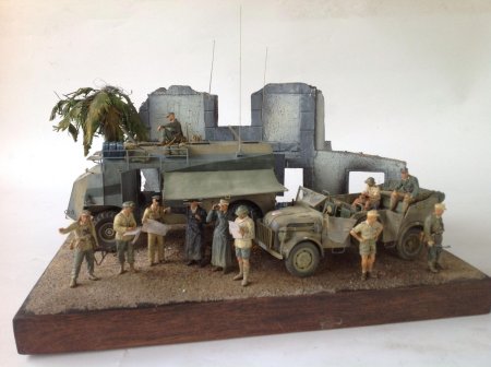 Диорама военная