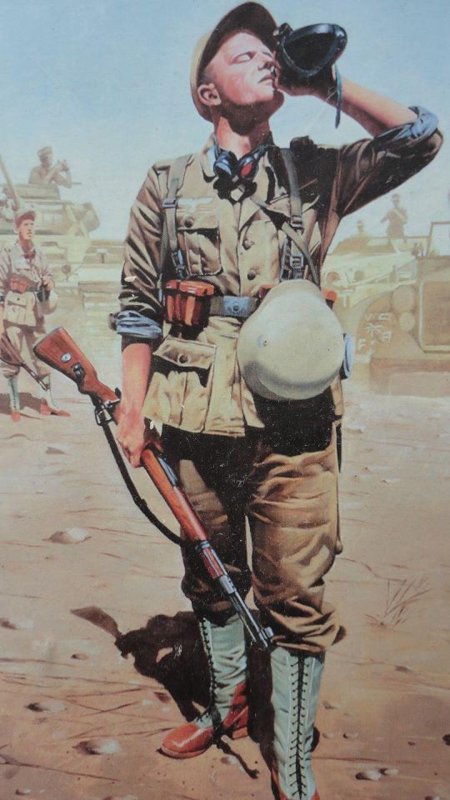 Солдат африканского корпуса вермахта