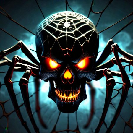 Череп паука