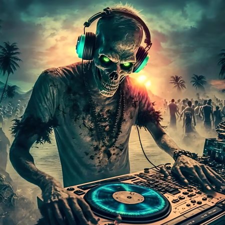 Скелет диджей