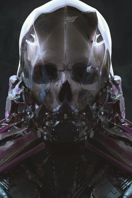 Киберскелет сайберпанк