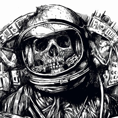 Череп в скафандре
