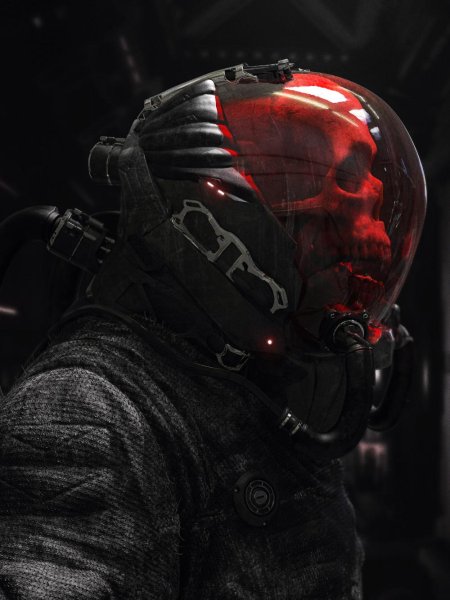 Космонавт киберпанк