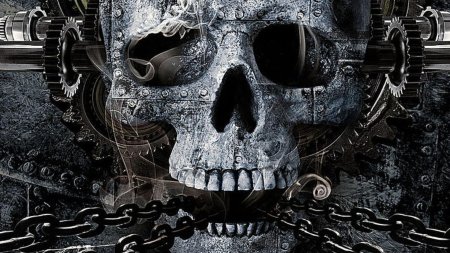 Металлический череп