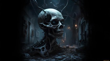 Скелет арт фэнтези