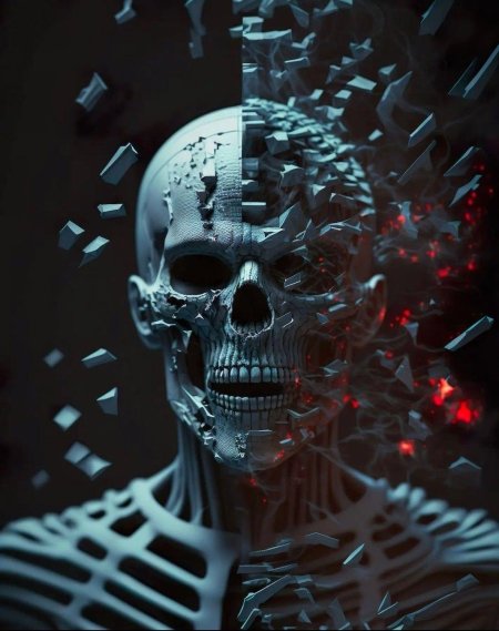 Череп скелет