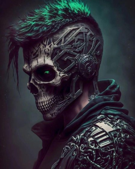 Электрический череп