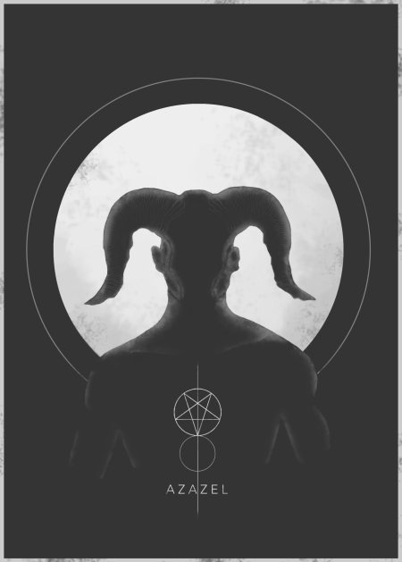 Демон с рогами