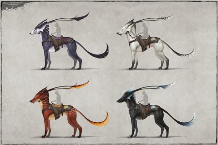 Ездовой маунт концепт арт