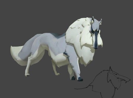 Волк канис дирус