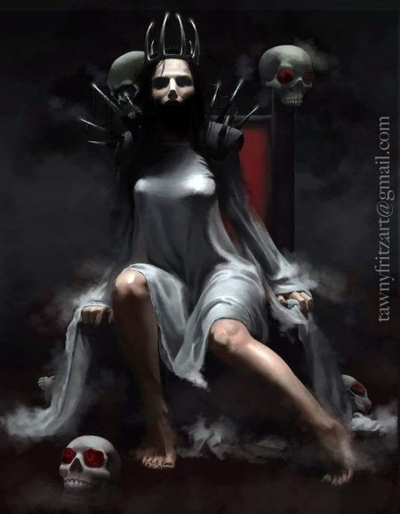 Королева вампиров арт на троне вамэлксия