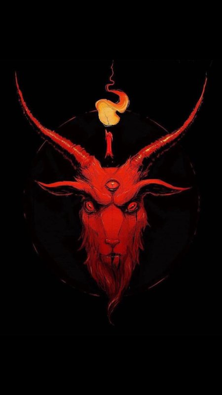 Голова козы сатанинский знак