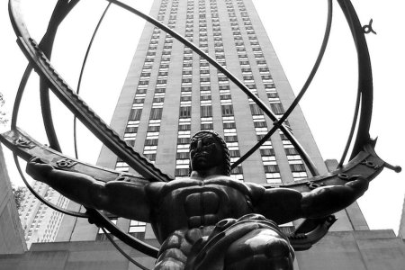 Памятник атлант расправил плечи нью йорк