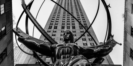 Памятник атлант расправил плечи нью йорк